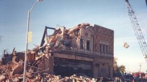 Razing of the Avalon Theatre  late 1990's