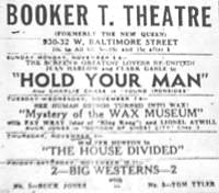 Aladdin Booker T Theatre Baltimore