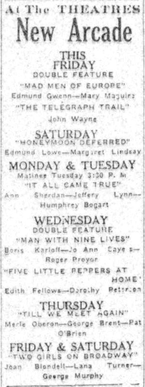 Arcade Theatre Crisfield Maryland