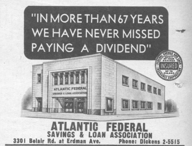 Atlantic Federal Savings Bank Baltimore