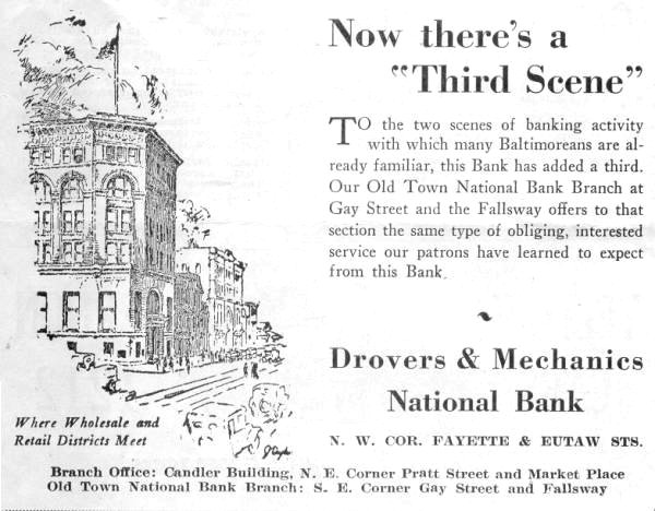 Drovers & Mechanics Bank Baltimore Bank
                Maryland