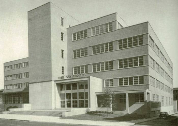 Baltimore Sun Building, 1950