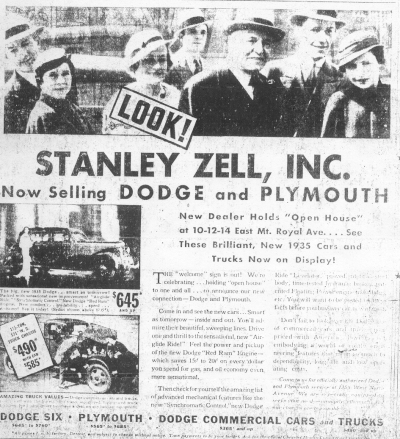 Zell
              Dodge East Mount Royal Avenue Baltimore