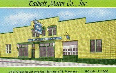 Talbott Motor Sales Baltimore greenmount Avenue