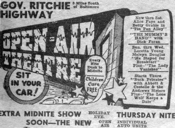 Ritchie
                Drive In Baltimore Glen Burnie