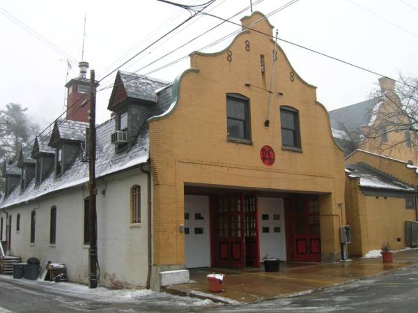 Baltimore firehouse Upland Avenue