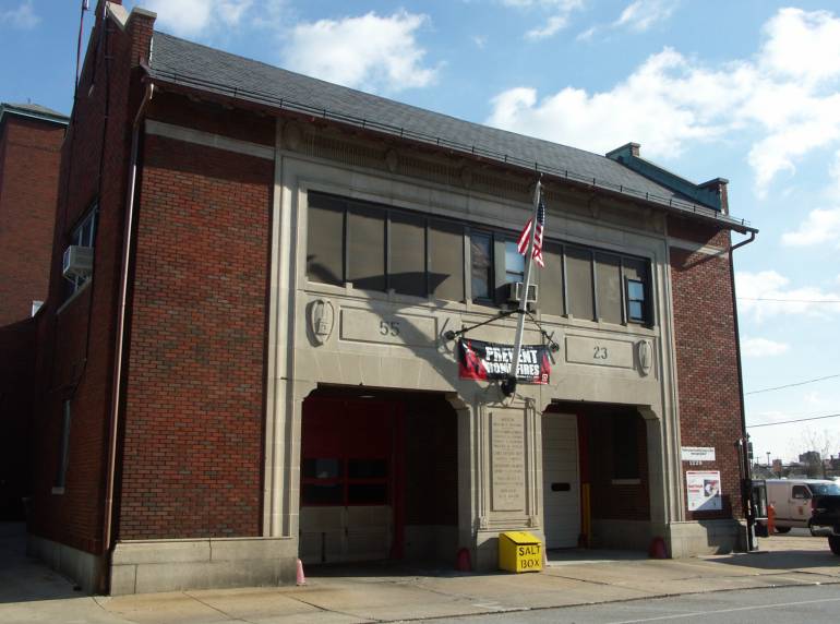 Baltimore firehouse Bush Street