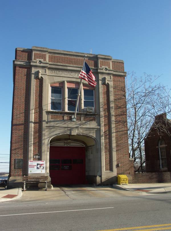 Baltimore firehouse Annapolis Road