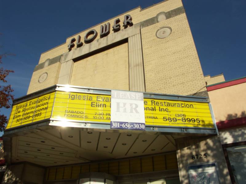 Flower
              Theatre, Takoma Park Maryland