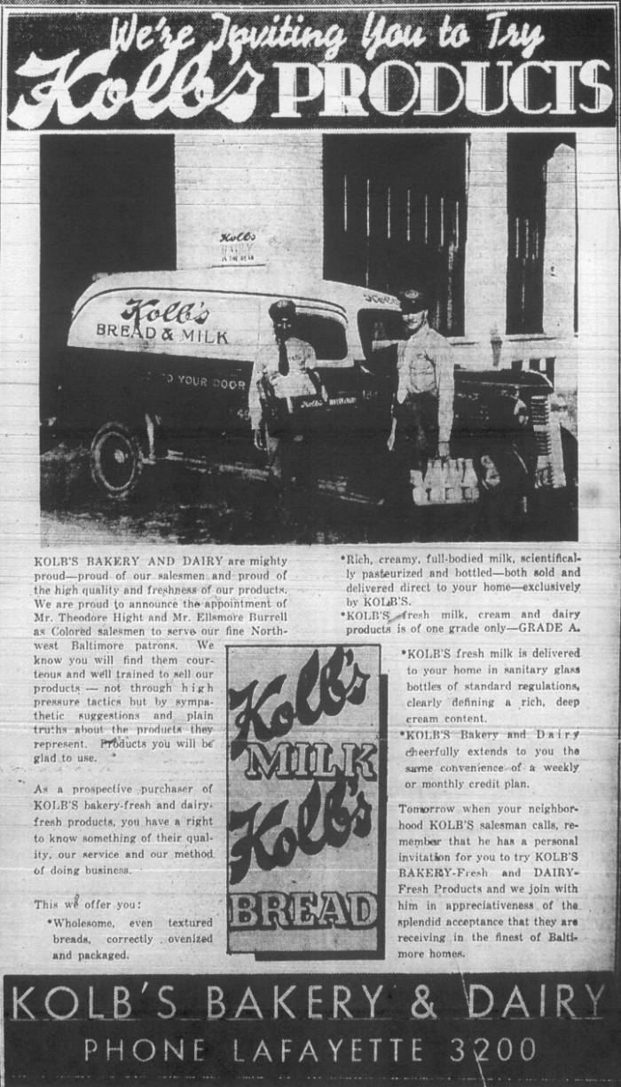 Kolb Bakery Baltimore