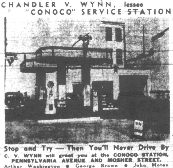 Ad Conoco Station