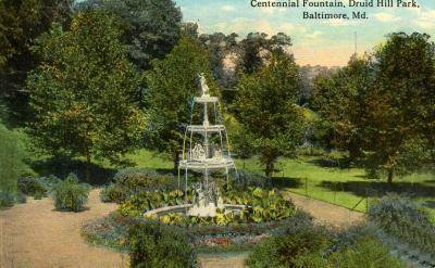 Cenntential Fountain Baltimore zoo