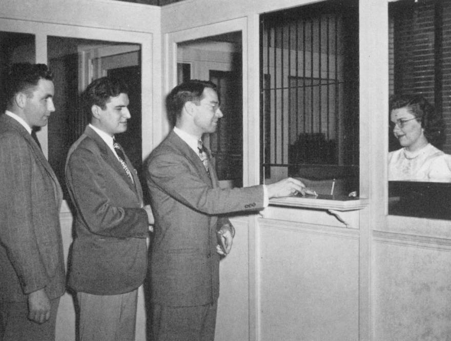 University of Baltimore registration 1949