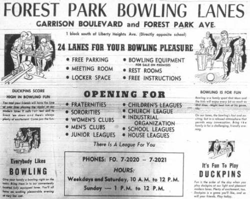 Forest Park Bowling Lanes