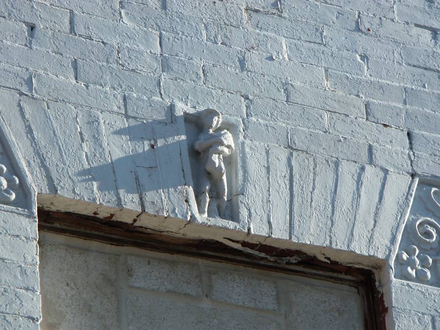 Walking Boy Stone doorway Baltimore