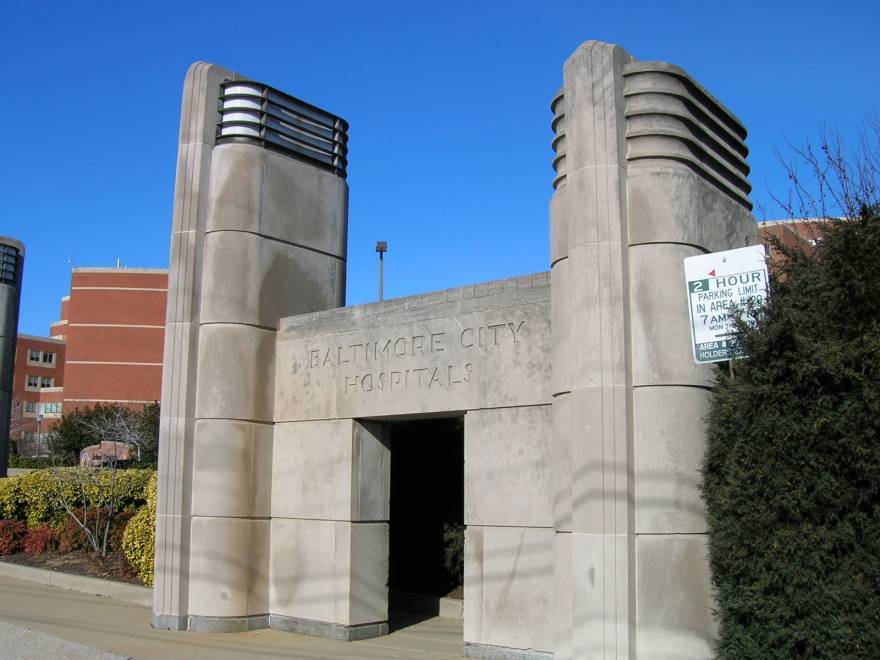 Baltimore City Hospitals Entranceway