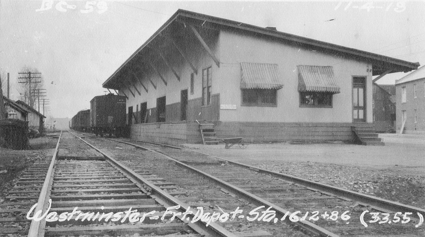 Westminster Maryland Freight
                Station