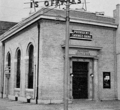 Providnet Savings Bank Baltimore Maryland
                  Broadway