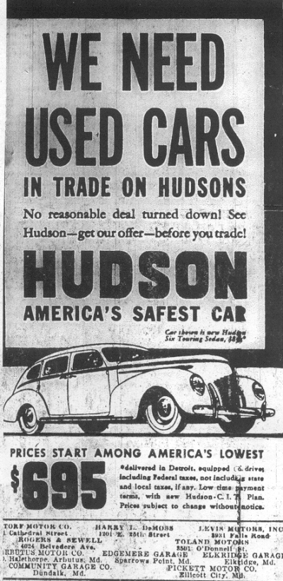 Hudson Ad
              Baltimore