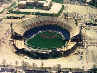 Aerial view
              Baltimore Memorial Stadium