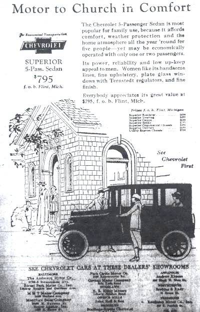 Ford 1920s ad