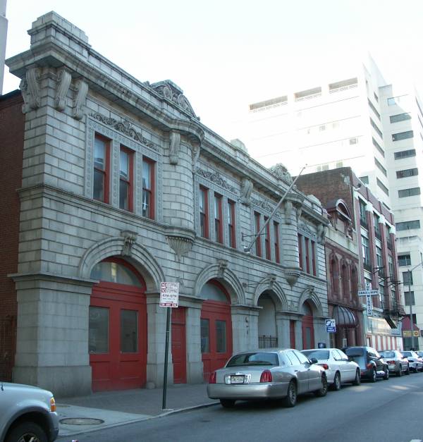 Baltimore firehouse truck company Gay Street