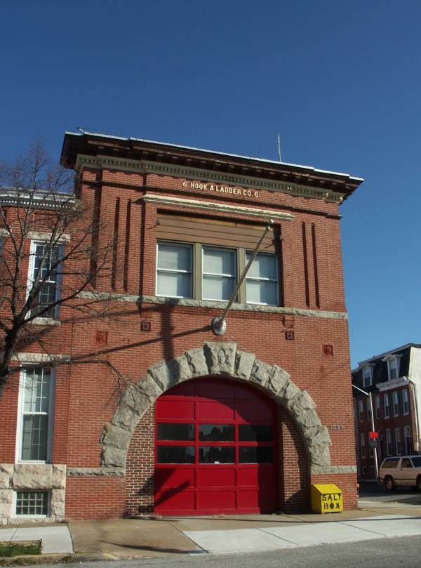 Baltimore firehouse Hanover Street