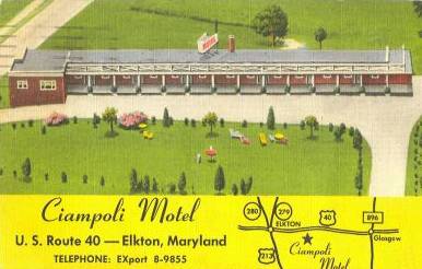 Ciampoli Motel,
                Elkton Maryland