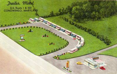 Trailer
              Motel Conowingo Maryland U.S.Rt 1