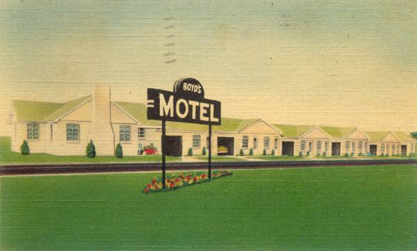 Boyds
                Motel, Elkton Maryland