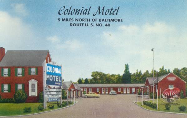 Colonial
                    Motel Baltimore