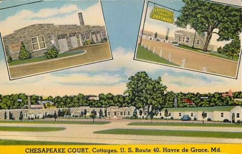 Chesapeake Court Motel Havre de Grace Maryland Rt 40