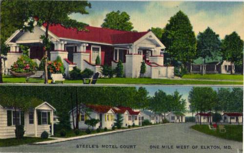 Steele's Motel Court Rt 40 Maryland Elkton