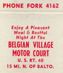 Belgian Village Bradshaw Maryland